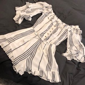 Off the shoulder romper